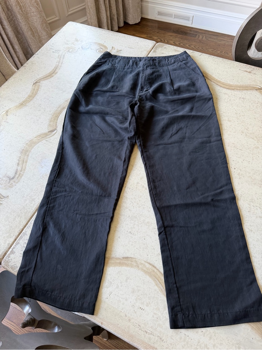GAP Women's Black Wide-Leg Pants
